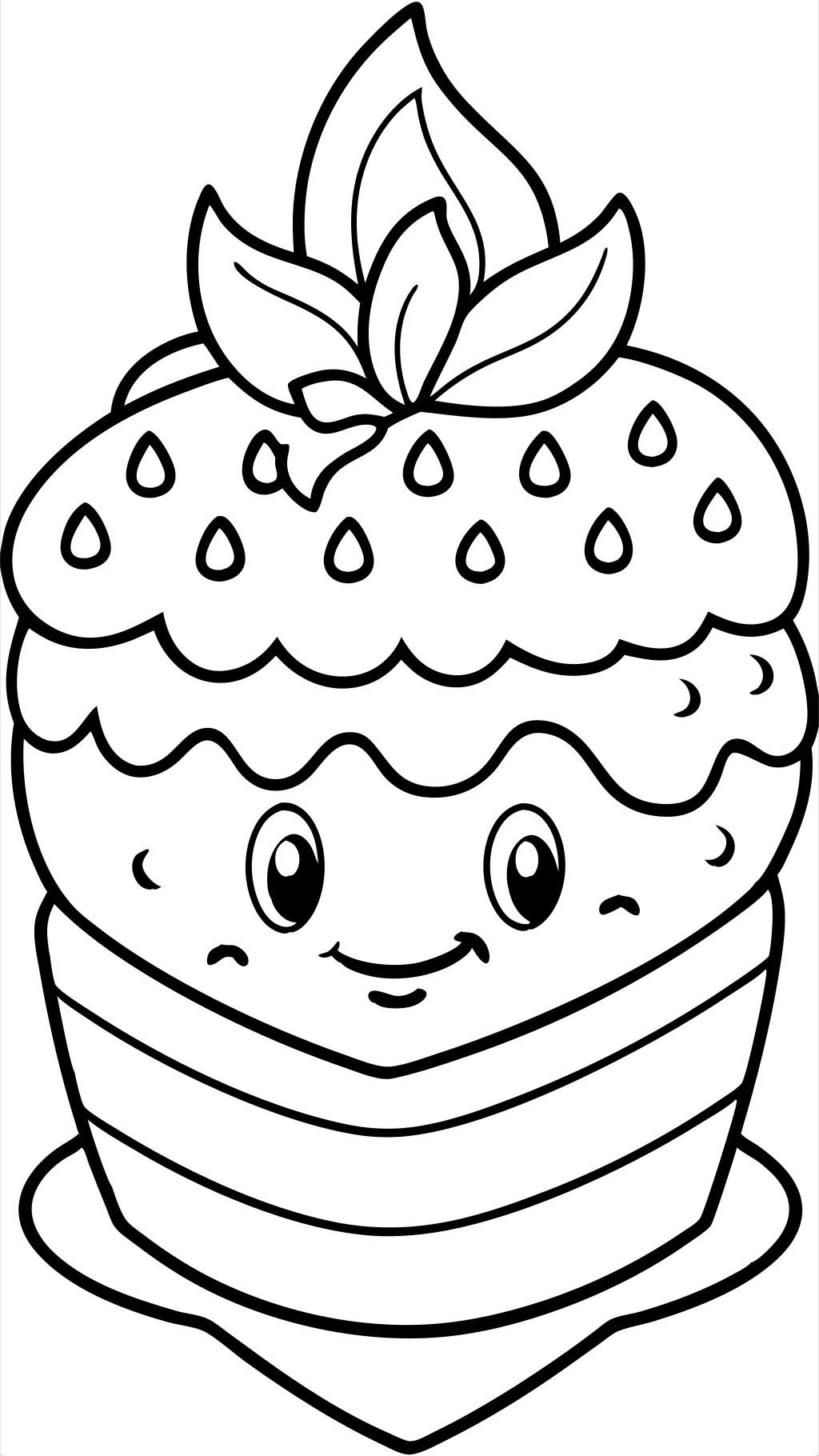 coloriage de dessins animés de shortcake aux fraises